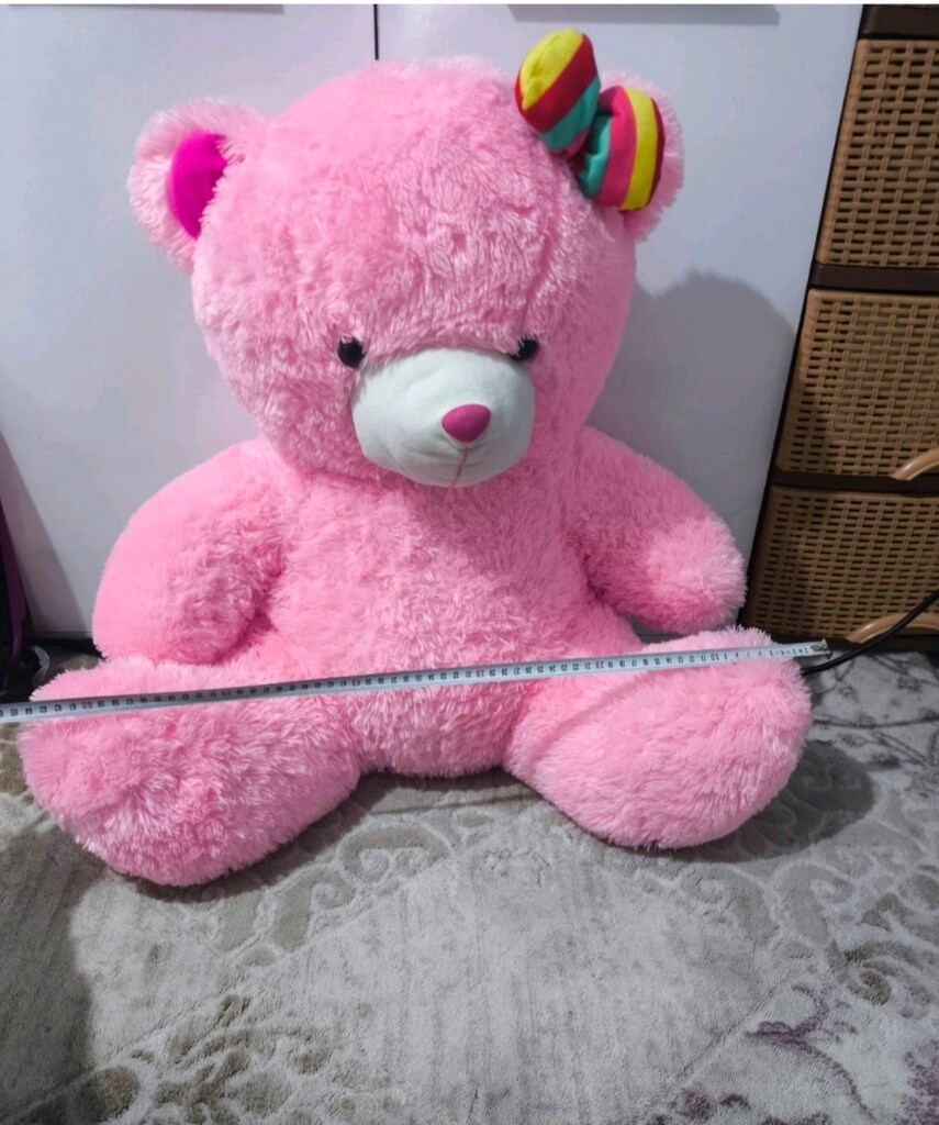pembe peluş ayı - 4