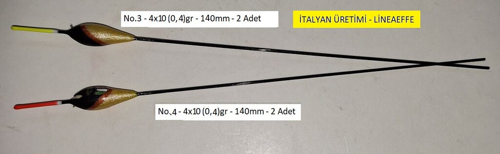 Hassas Olta Şamandrası Set. 5 farklı çeşit, 10 adet.OLTA26 - 5