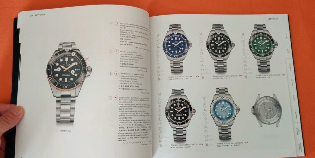 Edox 2024-2025 Saat Broşürü / Kataloğu. - 5