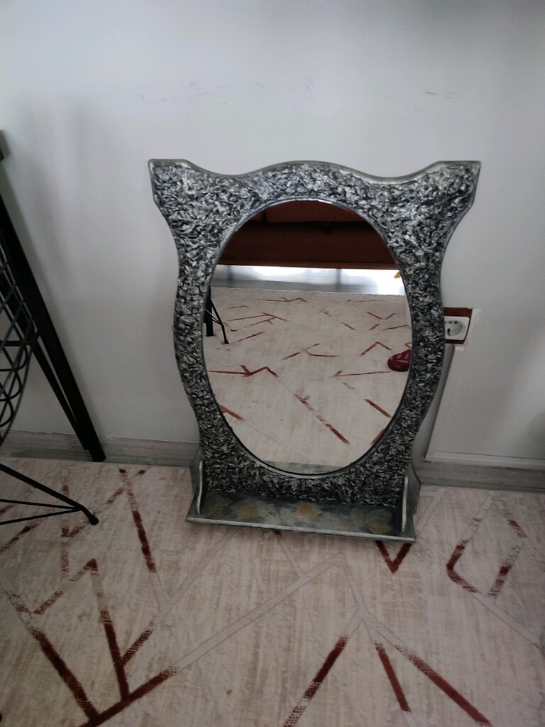 Dekoratif el yapımı kabartmalı ayna - 3