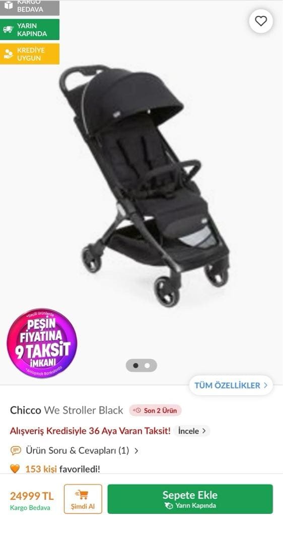 Chicco We Bebek Arabası - 11