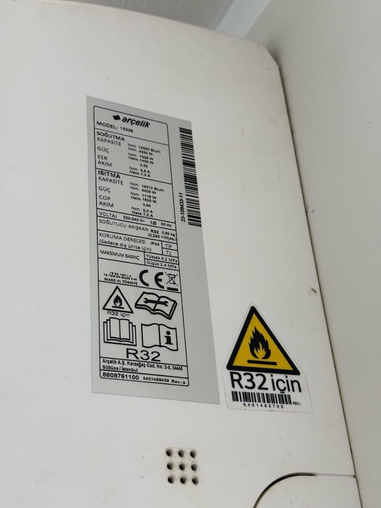 Garantili Arçelik Klima 15.000 BTU - 2