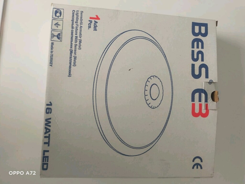 Bess Acil Kitli Sensörlü Led Lamba 360° Sensörlü Led Tavan Armatür - 10