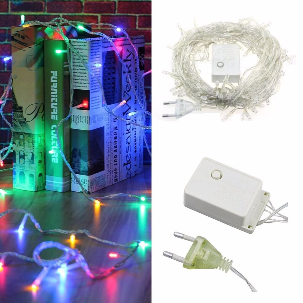 RGB 10mt 100 Ledli Fişli Eklemeli Fonksiyonlu Şerit Led Dekor Lamba - 2