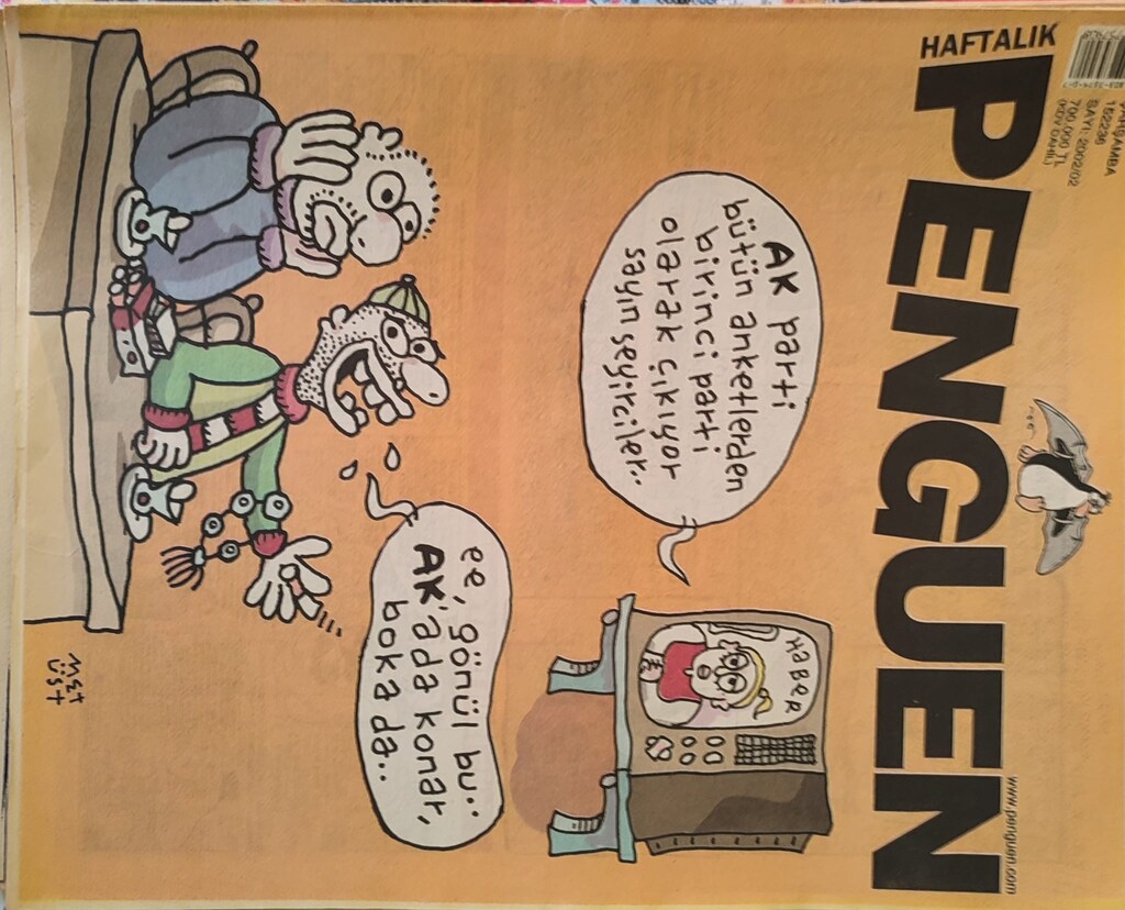 Koleksiyonluk Penguen Mizah Dergisi Lotu (101 Adet) İlk 27 Sayı - 2