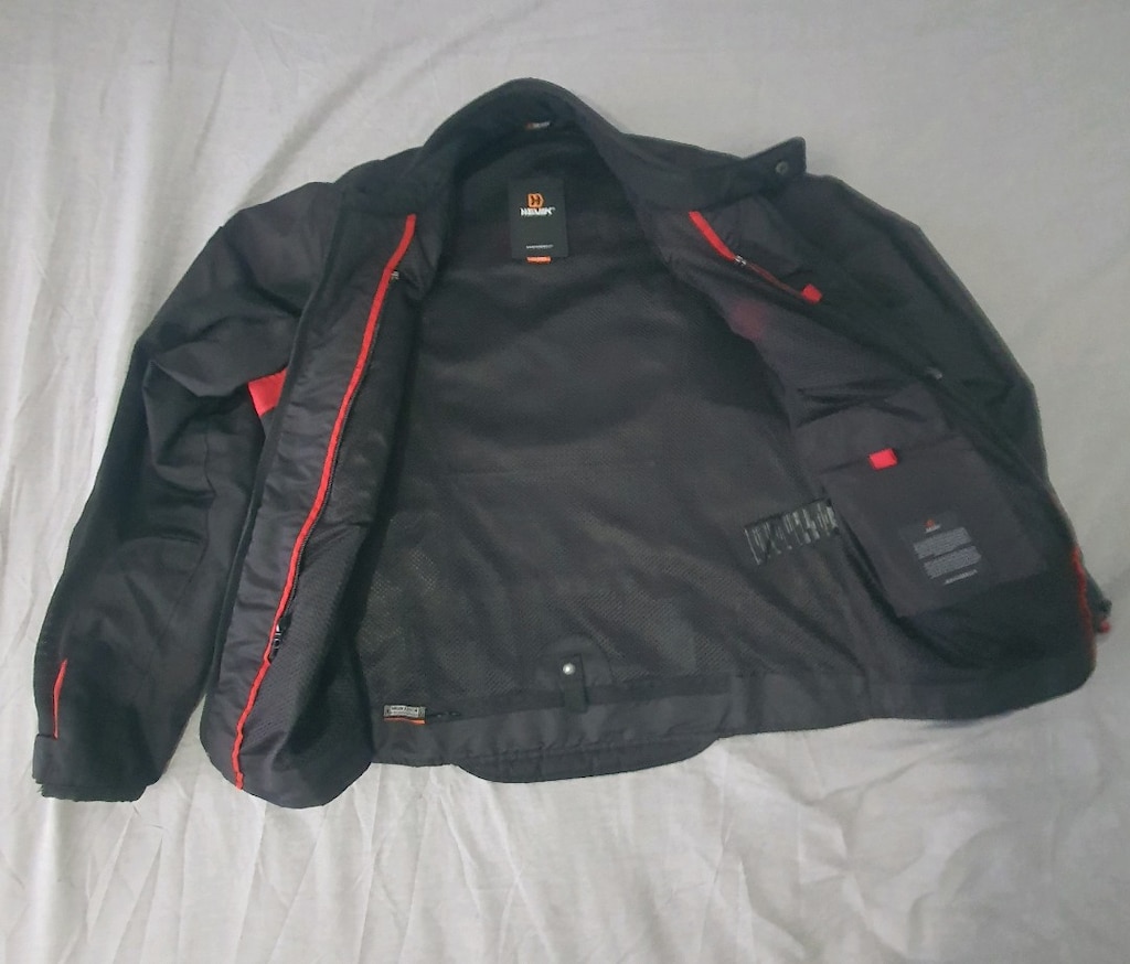 HEVİK sıfırdan farksız omuz ve dirsek korumalı unisex motorcu montu - 3