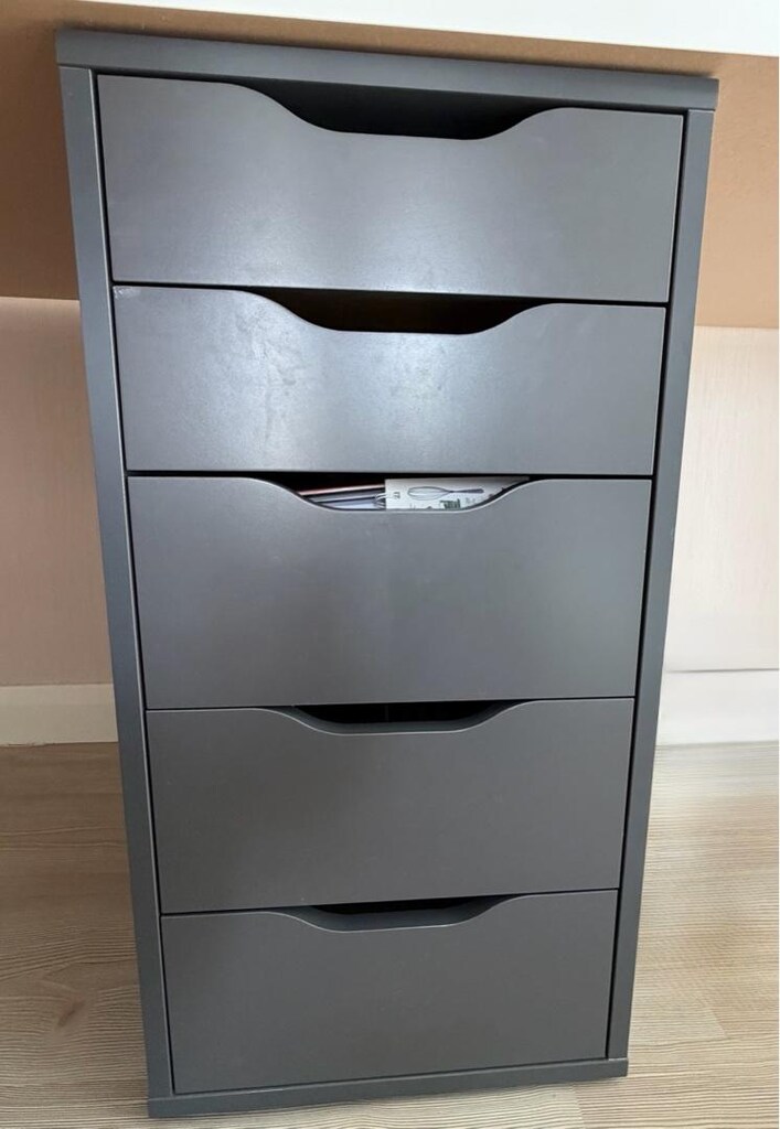 IKEA-LINNMON (LAGKAPTEN)-ALEX-ADILS Çalışma Masası 200 cmx60 cm - 5