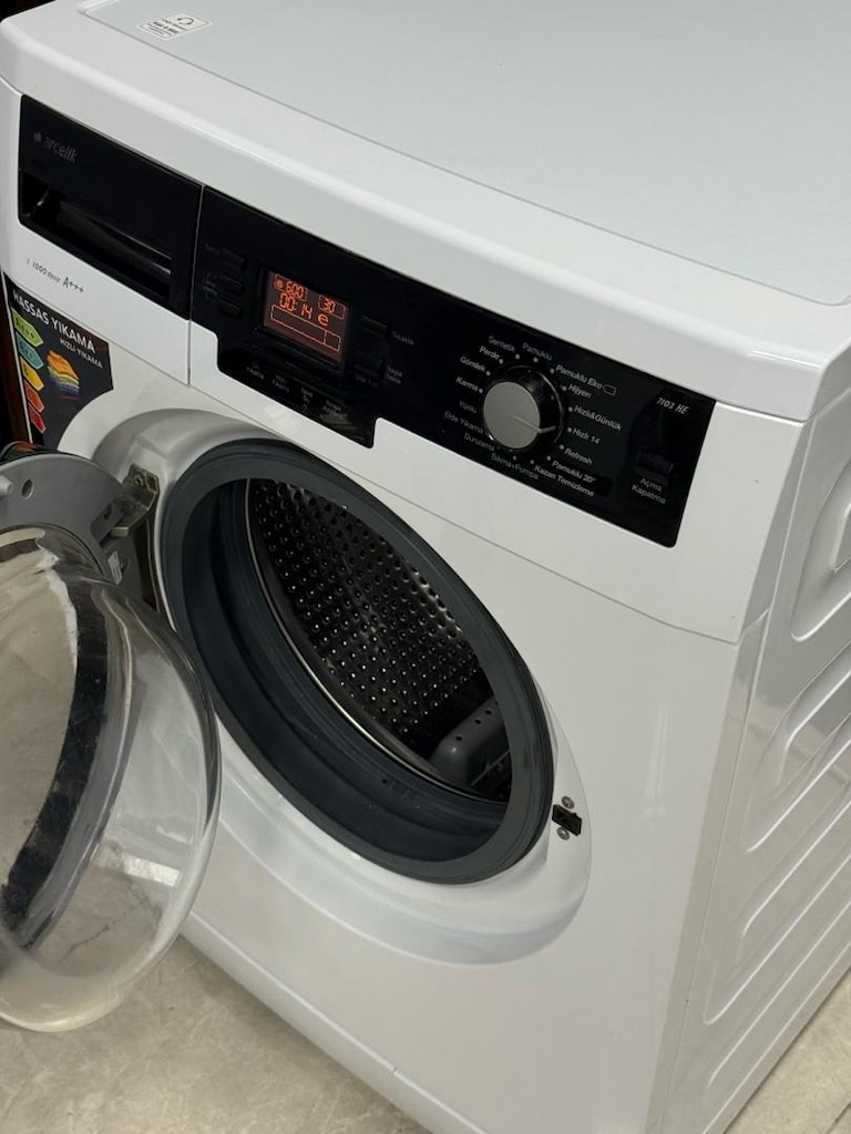 Arçelik 8 kg çok temiz sorunsuz çamaşır makinesi nakliye montaj dahil - 5