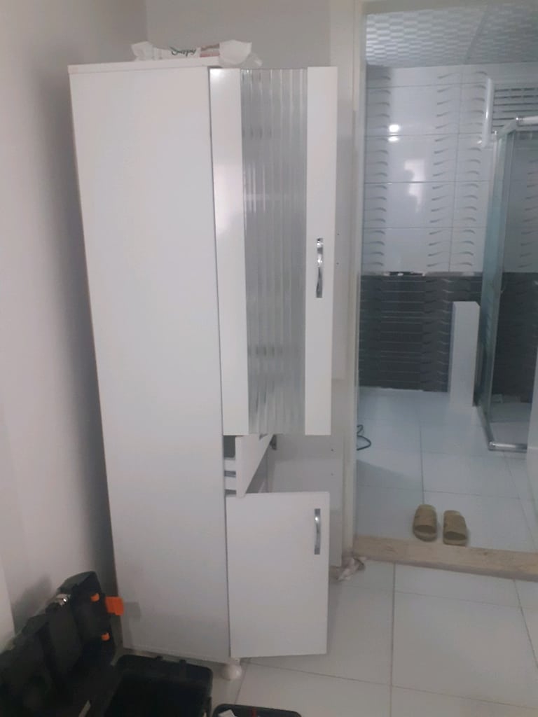 lavabo, banyo dolap, lavabo ve altı 4 parça - 8