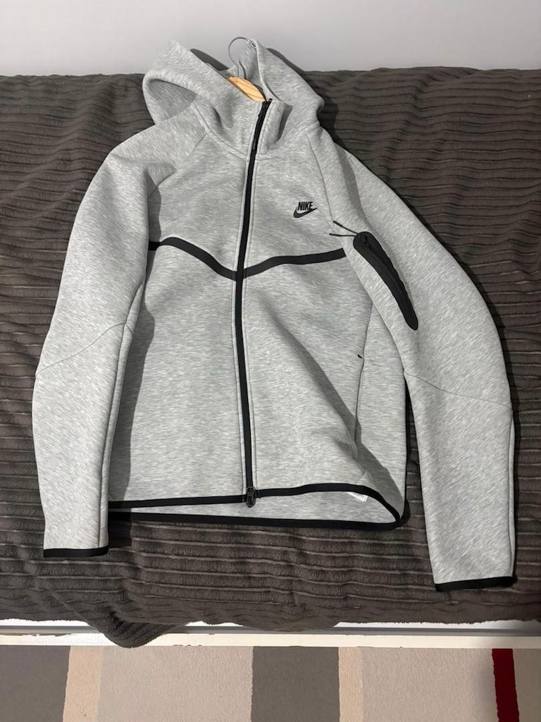 nike tech hırka gri — görsel 4/4