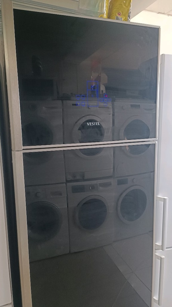 Vestel 630 litre siyah cam nofrost buzdolabı - 2