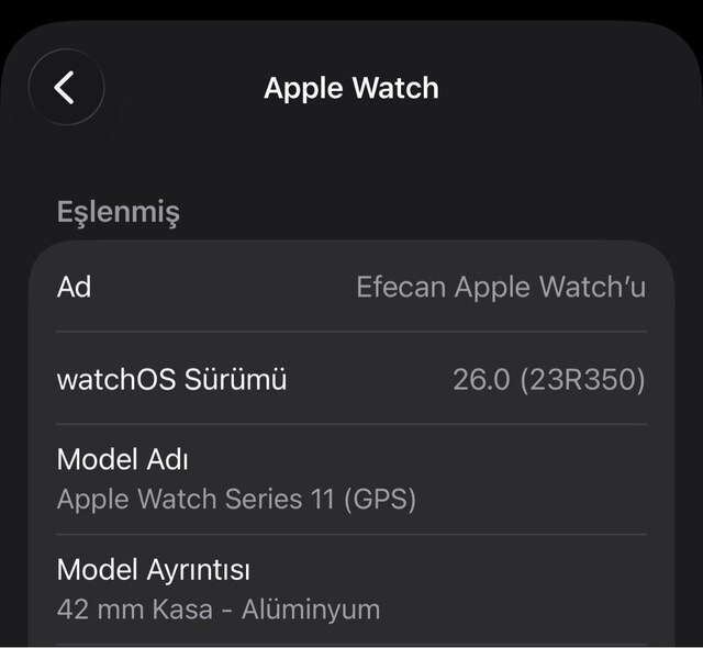 Apple Watch 11 42 mm GPS