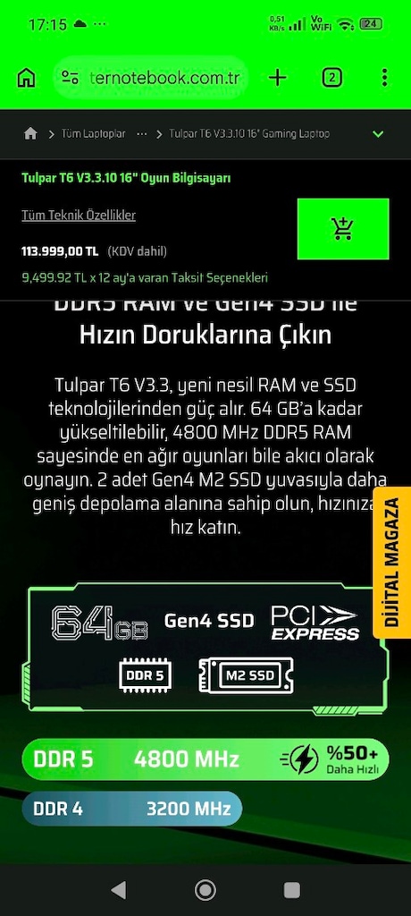 MONSTER tulpar t6.v3.10.6 oyuncu bilgisiyarı - 16