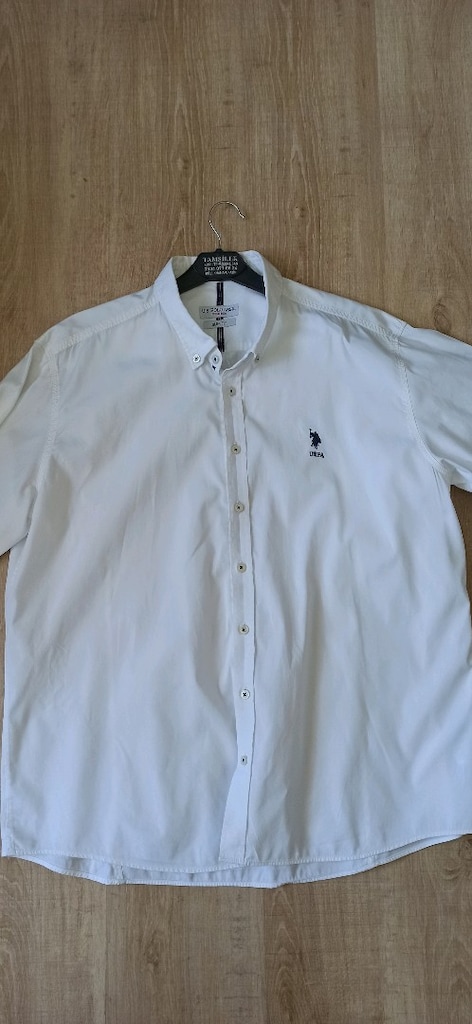 Sıfır gibi Orjinal U.s polo XXL Oxford beyaz gömlek - 2