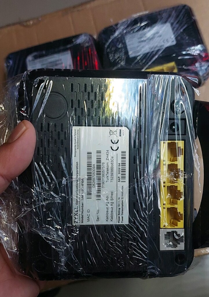 9 ADET ZYXEL VMG3313 SIKINTISIZ MODEM - 3