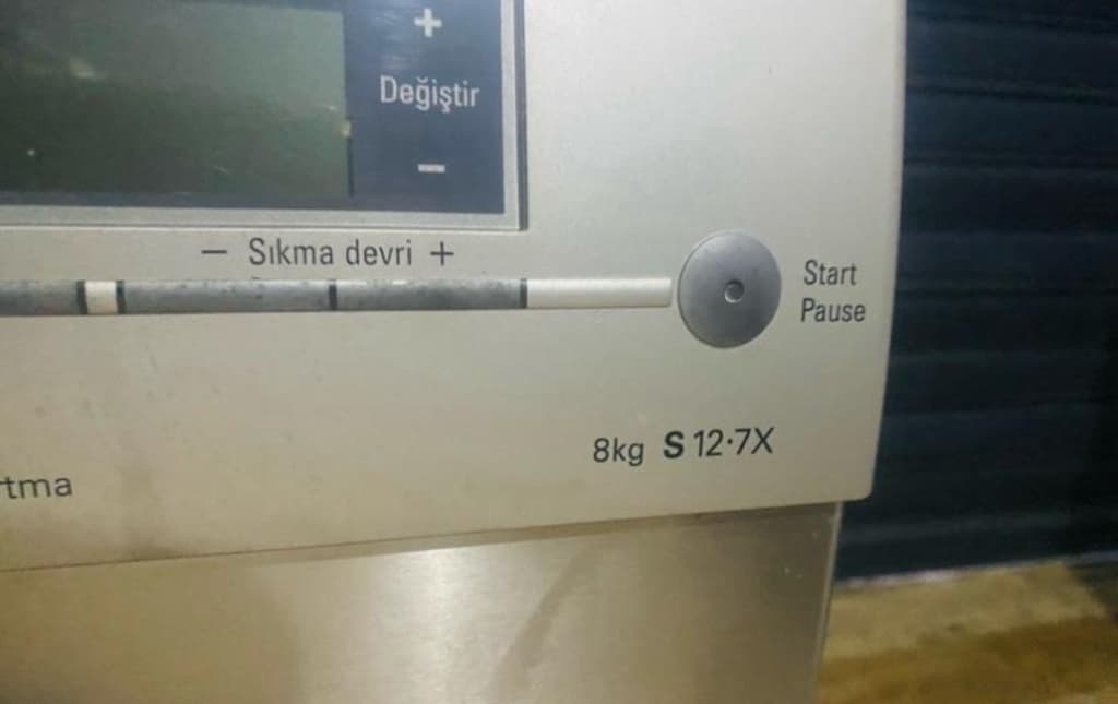 siemens marka 8kg yıkqmalı dijital ekran inoks - 2