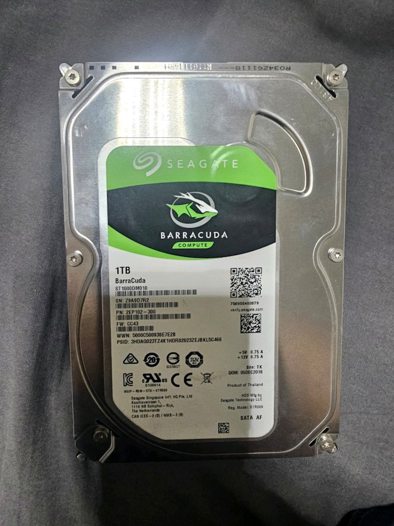 Seagate BarraCuda 1TB 3.5" SATA HDD — Sağlık %100 - 2