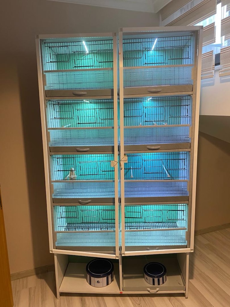 Led Aydınlatmalı 8 kafesli salma - 2