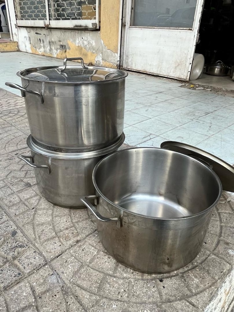 SİLİNDİRİK TENCERE 28x18 METROCHEF MARKA PASLANMAZ TENCERE - 5