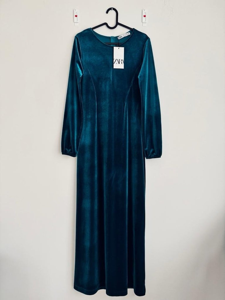 Zara Kadife Elbise S Beden - 2