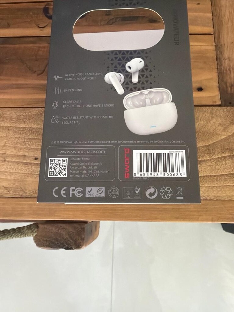Sword SW-RS02 Innovateur model beyaz bir TWS Bluetooth kulaklık - 2