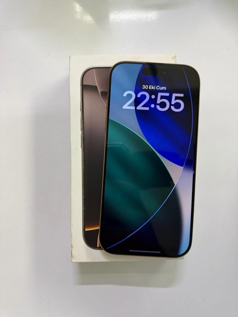 İPHONE 16PRO 128GB 10AY GARANTİ 10/10 HATASİZ FULL ORJİNALL PİLL 90 - 2