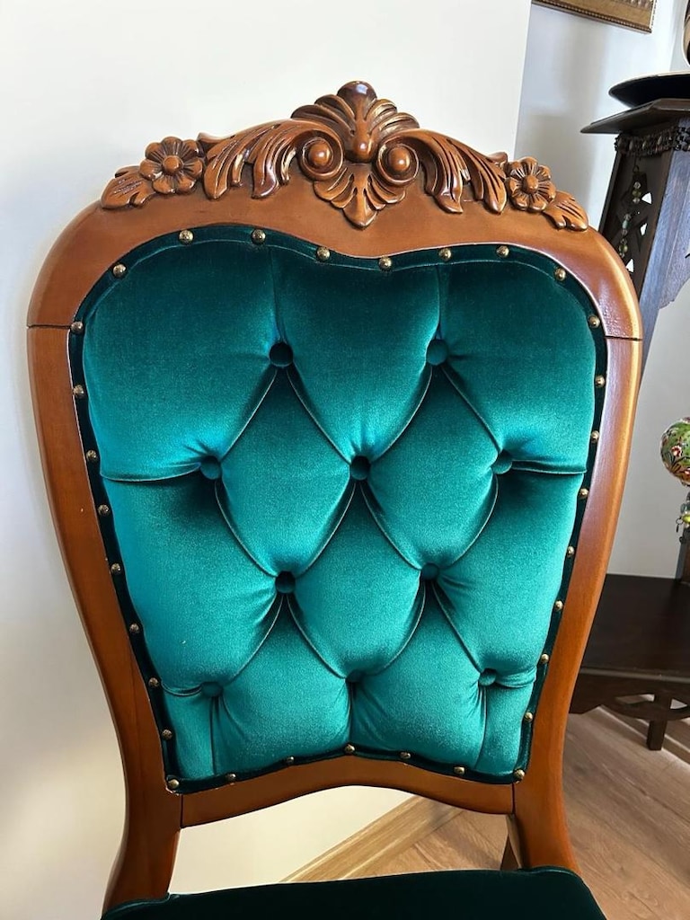 El oyması Vintage sandalye - 2