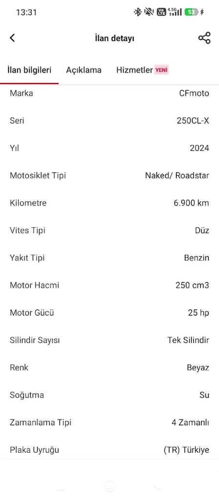 2024 CL-X 250 MOTOR - 12