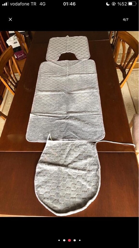 6 TAKIM/2-3 parça banyo klozet takımı 60x100 ve 60x50 cm. Ayrı fiyatla - 11