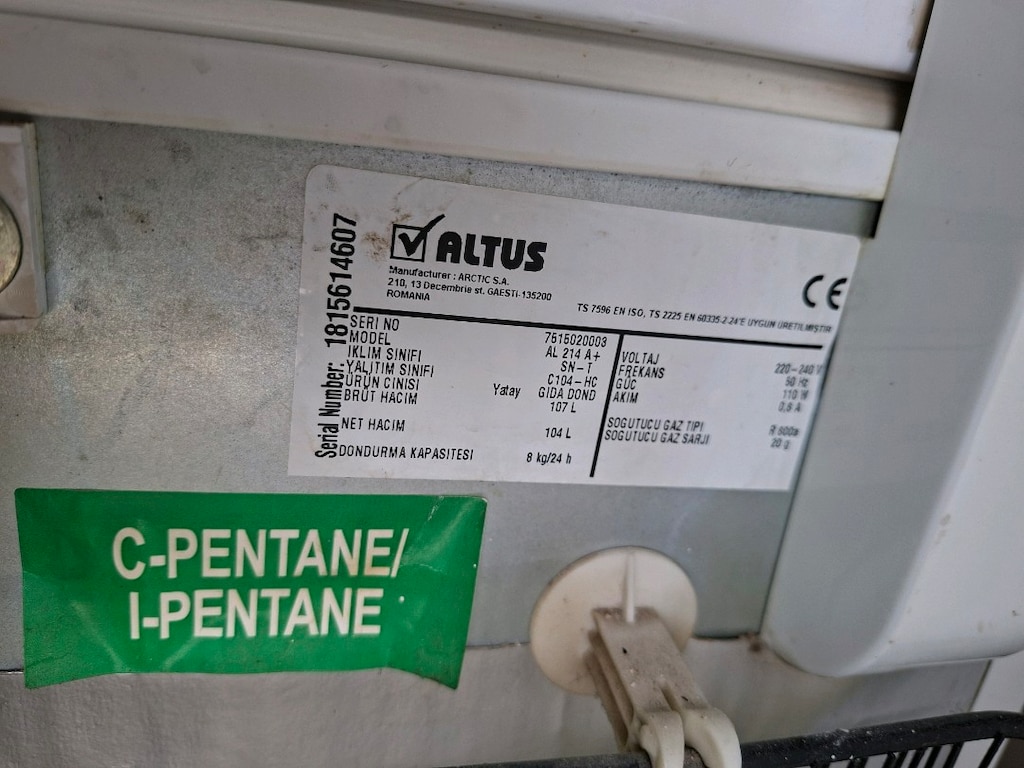Derin dondurucu Altus - 7