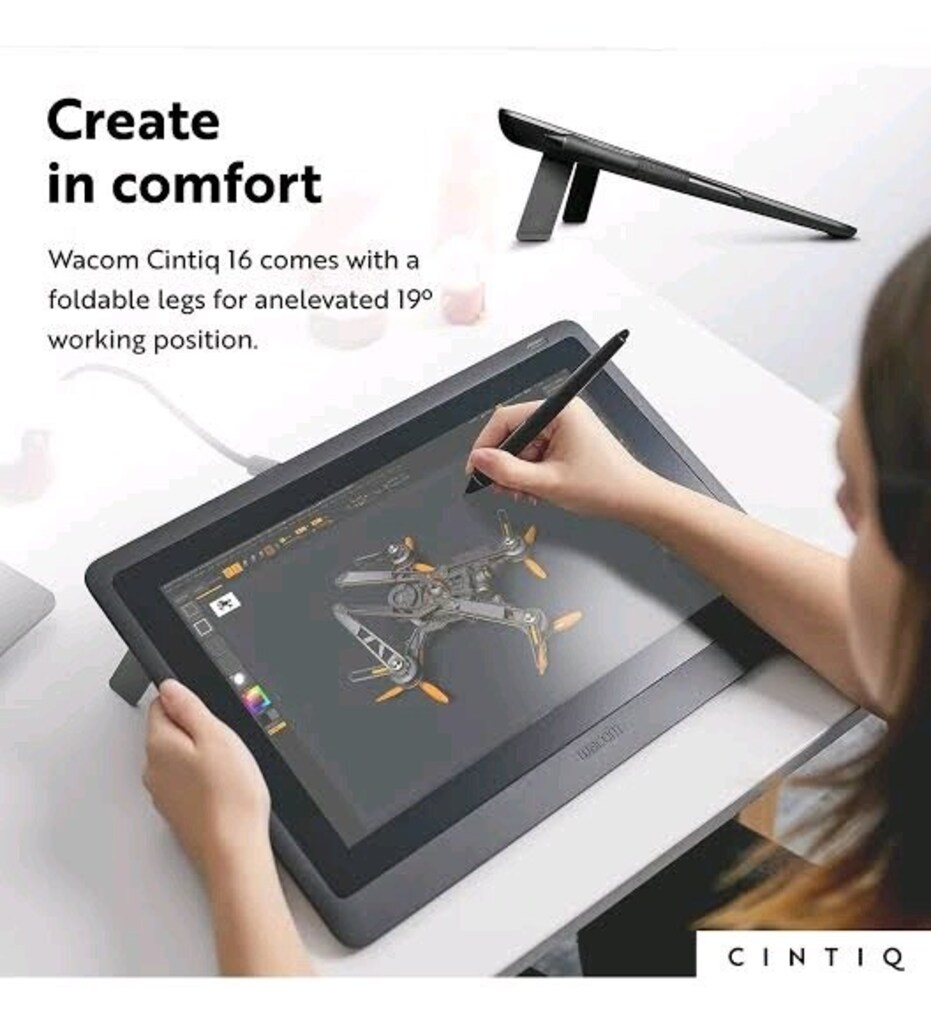 Wacom cintiq 16 FHD 8192 Seviye - 4