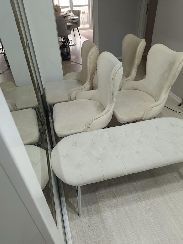 salon sandalyesi ve puf - 2