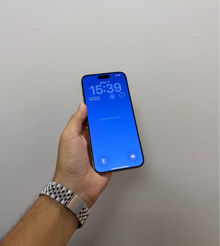 IPHONE 15 PRO MAX 256 GB YD TEK SİM PİL 81 - 2