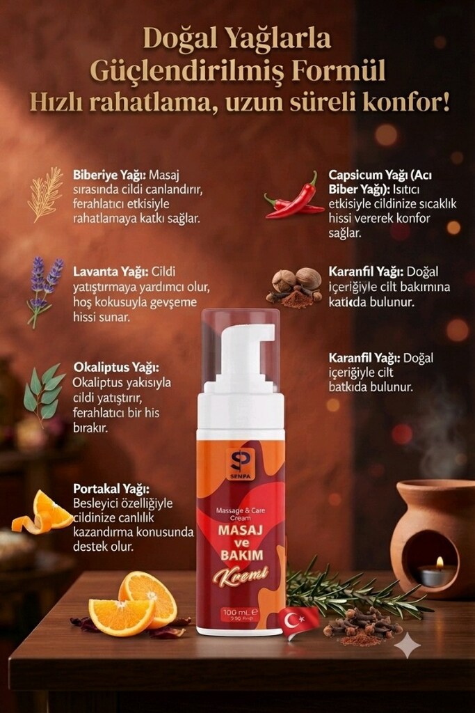 Sempa Masaj ve Bakım Kremi 100 ml Doğal Yağ İçerikli 5 adet 150 TL - 2
