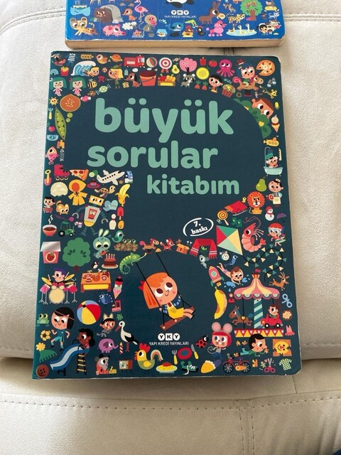 büyük sorular kitabım, tükenmeyen sticker kitabım, cırtcırtlı etkinlik