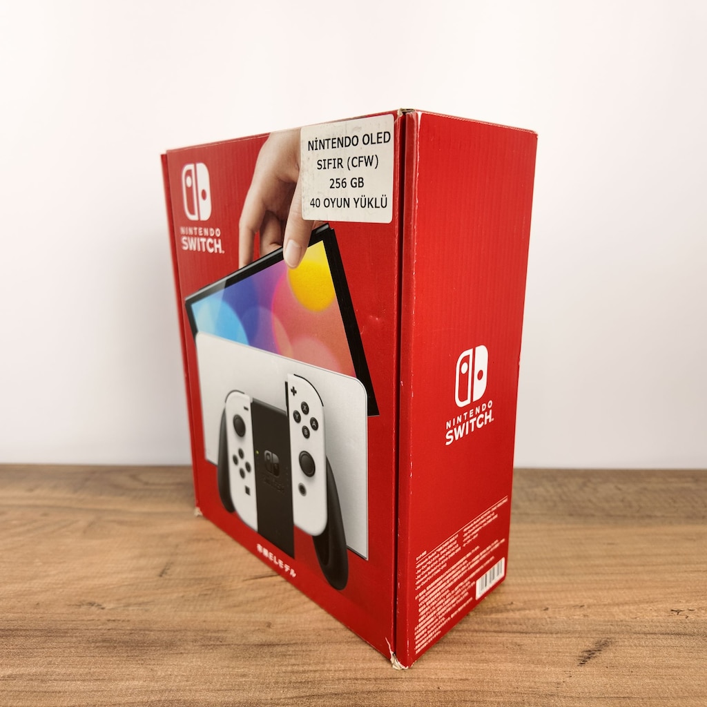 NINTENDO SWITCH OLED CFW 256 GB 40 OYUN YÜKLÜ SIFIR ÜRÜN - 6