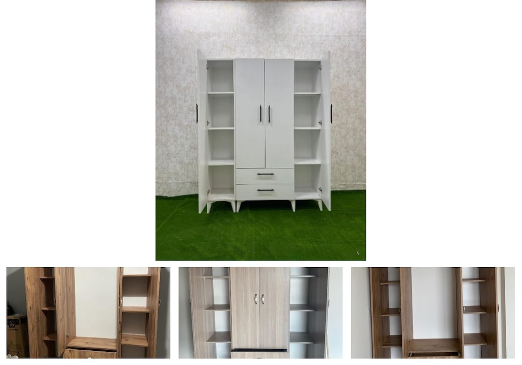 4 kapaklı elbise dolabı ksdfmdpzbm - 4