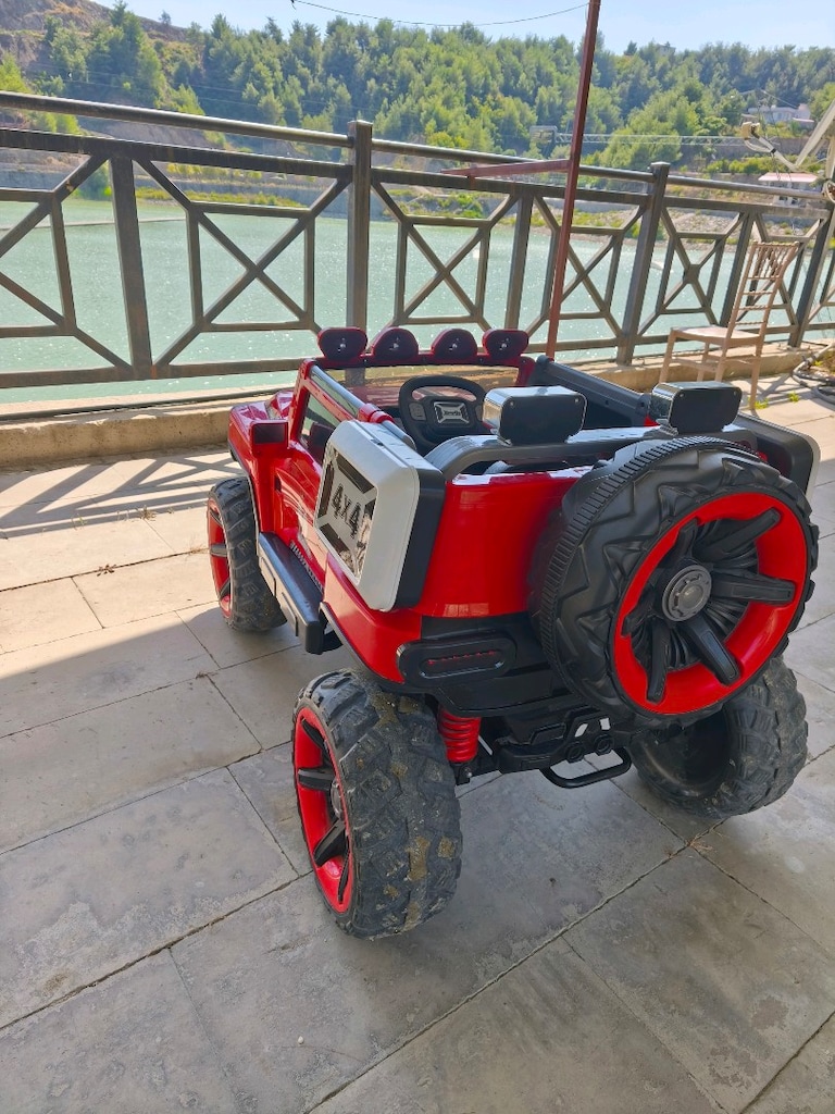 4x4 Hummer Jeep Büyük XXL Akülü Araba - 7