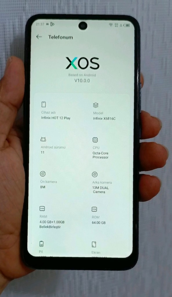 İnfinix Hot 12 Play (64 GB) - 3