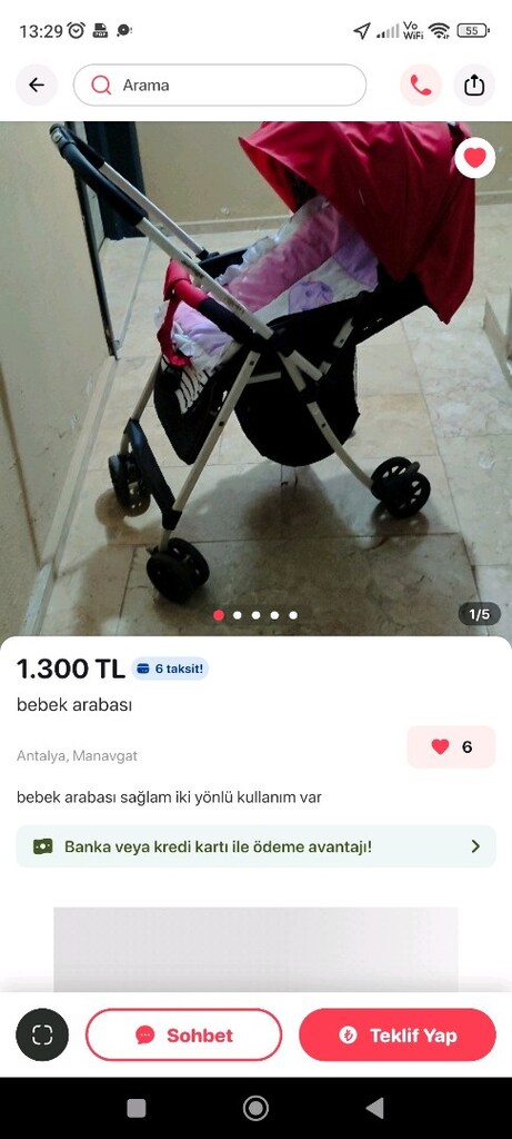 park yatak bebek Arabası - 6