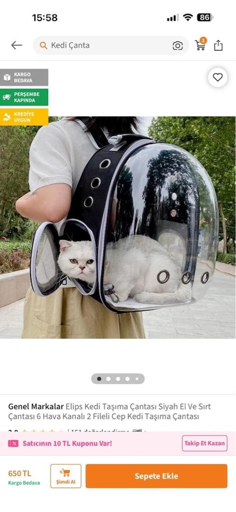 kedi evi.. tuvaleti.. mama kapları.. taşıma çantası.. tırmanna oyuncag - 5