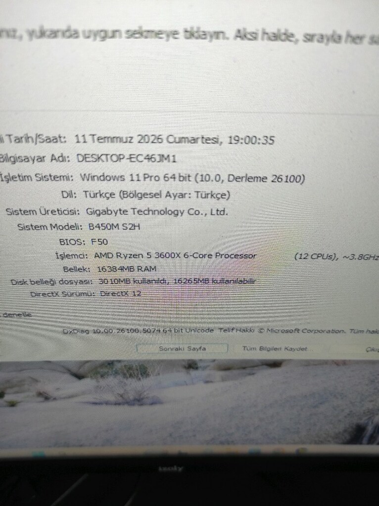 Ryzen 5 3600x 1660 Super 16gb 240ssd oyun bilgisayarı - 5