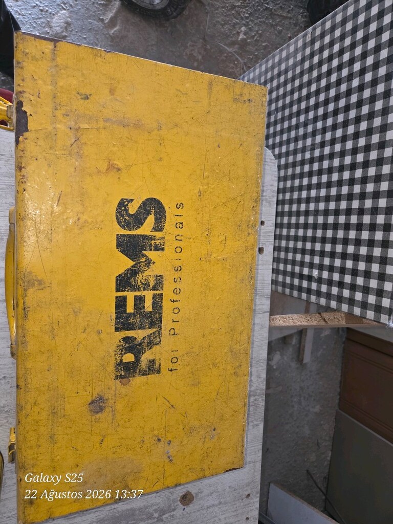 rems marka boru dis acma makinesi elektrikli pafta - 2