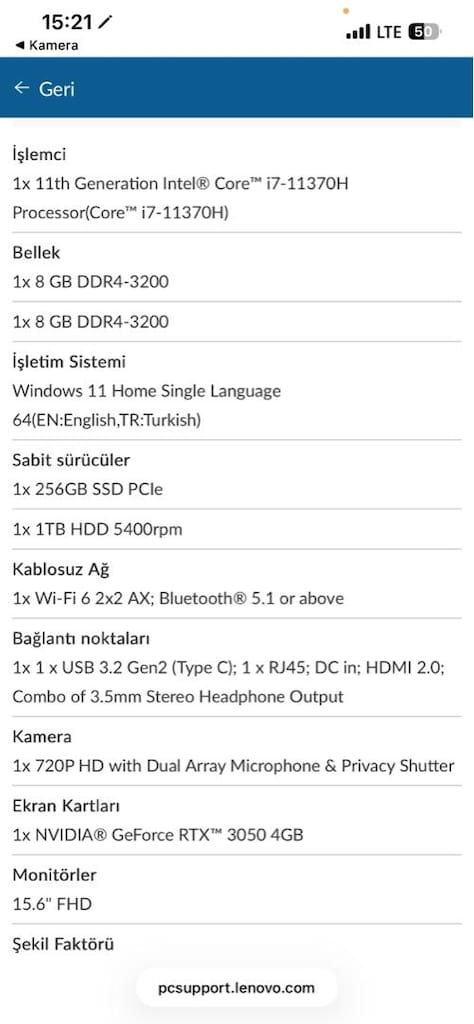 Lenovo IdeaPad Gaming 3 | i7-11370H | RTX 3050 | 16GB RAM | 165Hz - 7