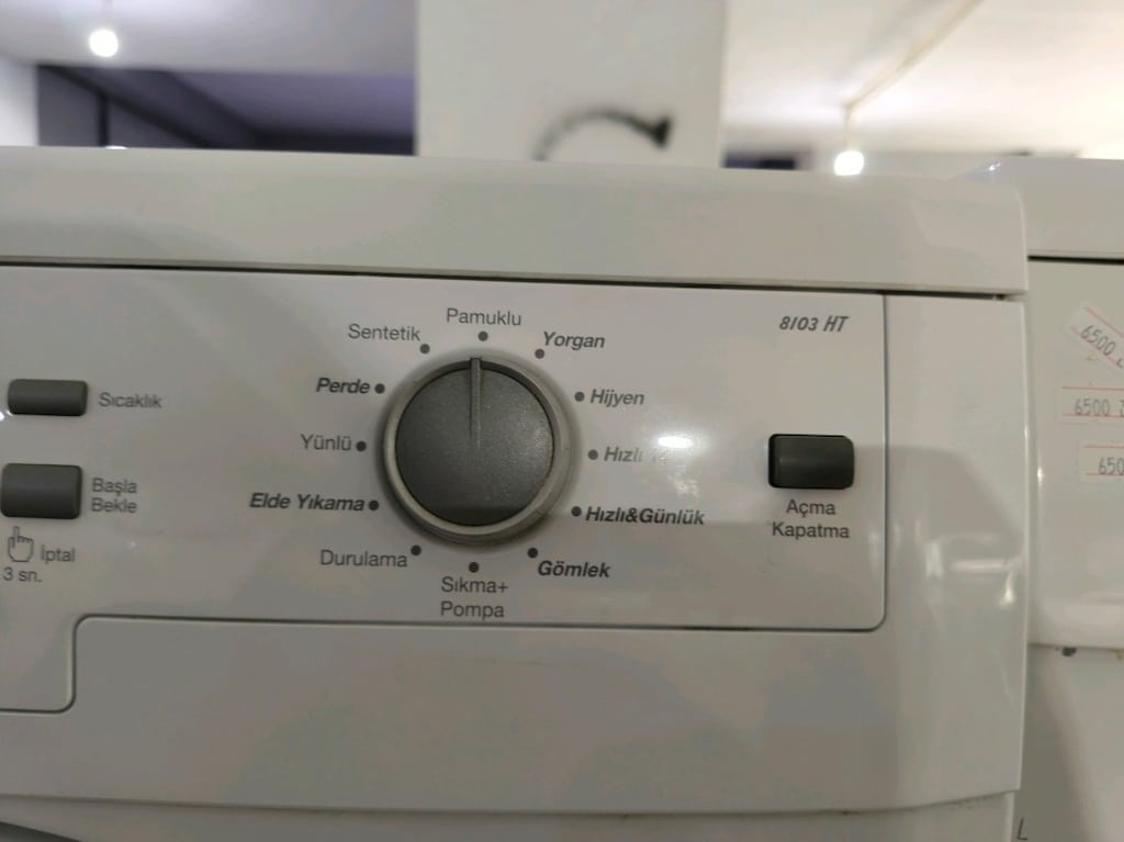 Arçelik 8 kg A+++ enerji 1000 devir çok temiz çamaşır makinesi - 4