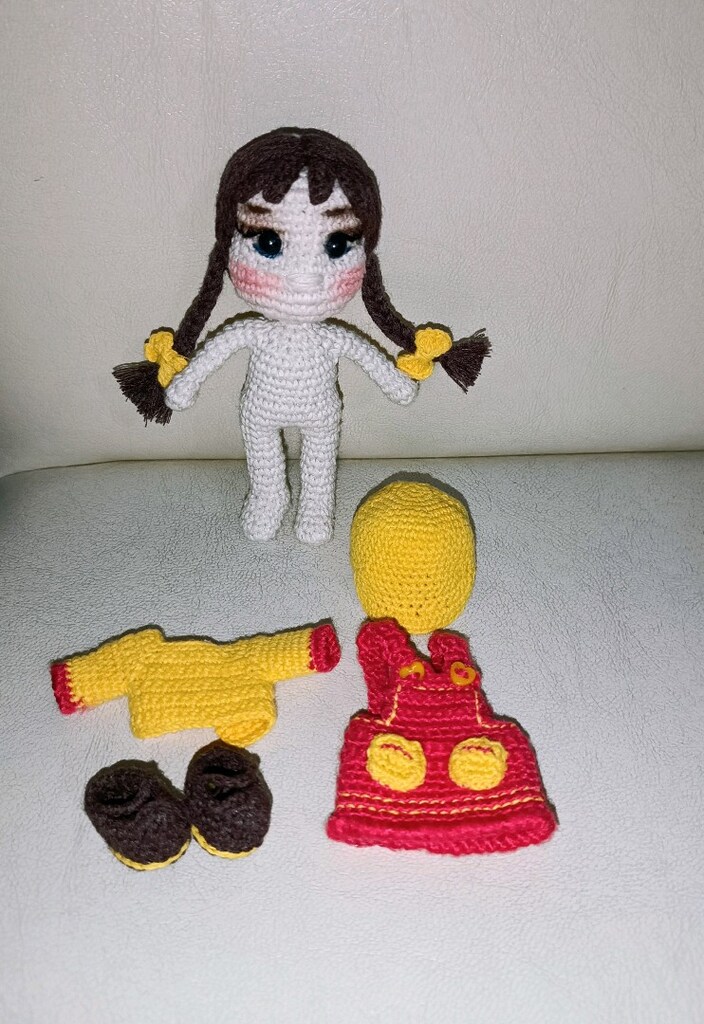 Amigurumi minyatür bebek - 7