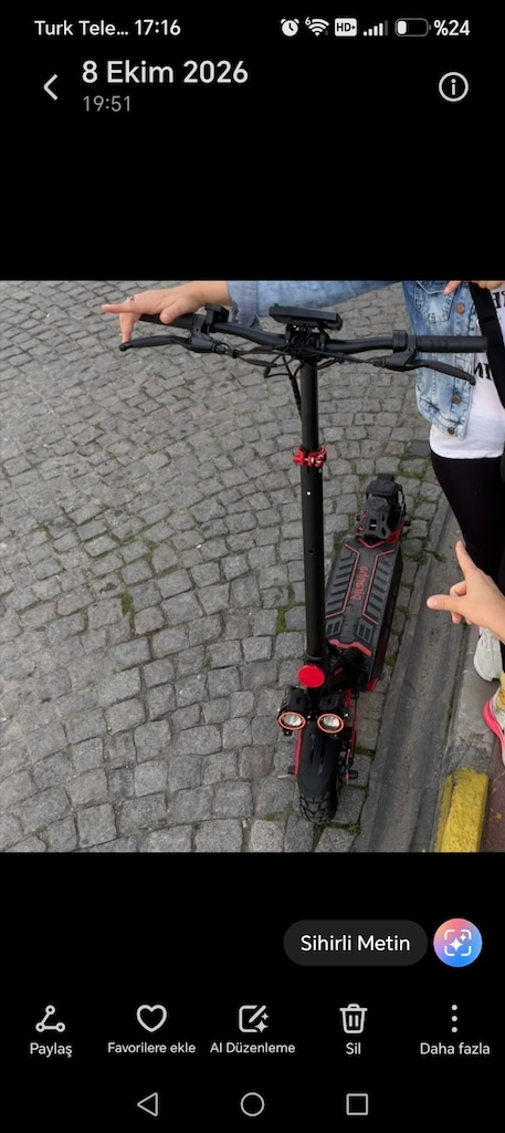Piranha 5025K 1000W elektrikli scooter - 4