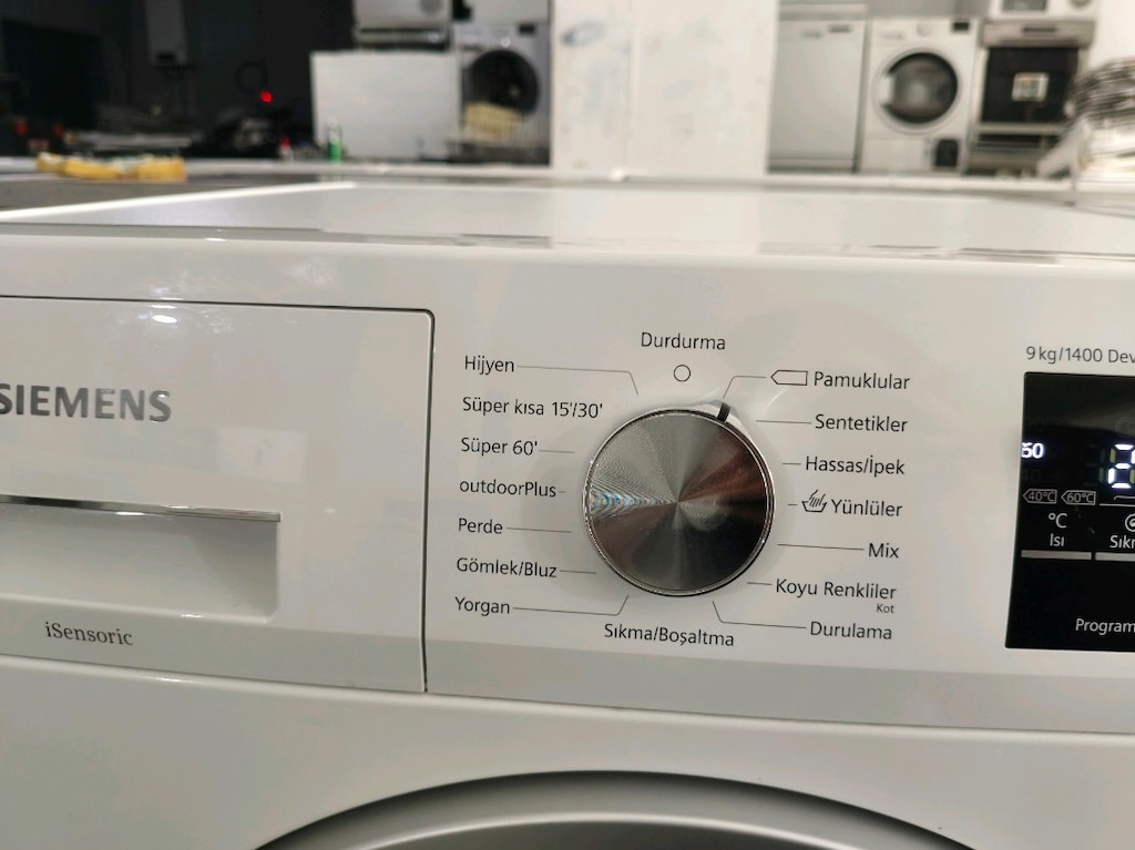 Siemens İQ500 serisi 9 kg 1400 devir çok temiz çamaşır makinesi - 6