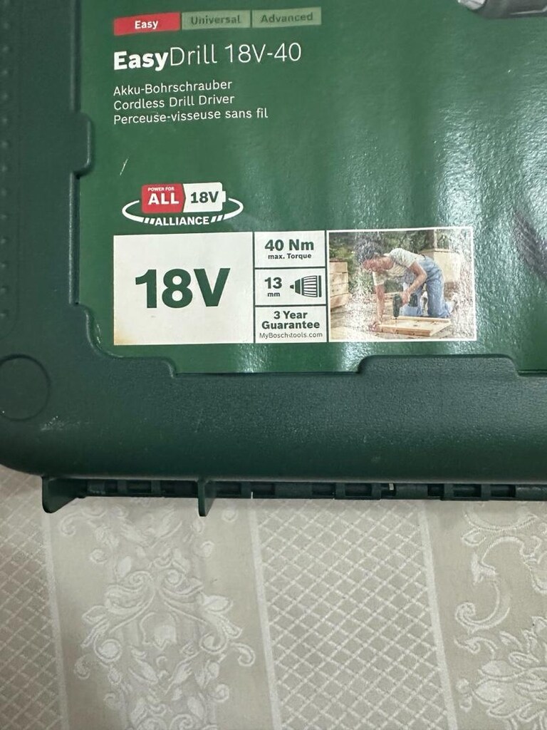 Sıfır 18W akü+şarj cihazı+ taşıma çantası ile birlikte - 2
