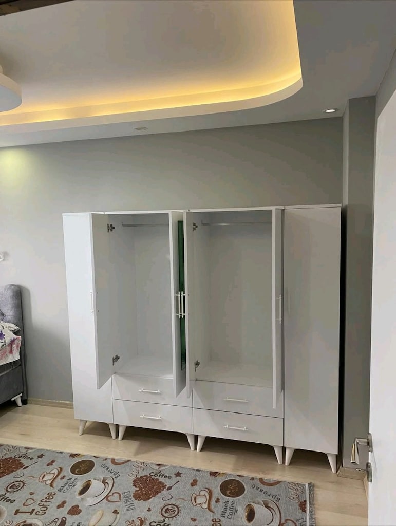 **DAHA UCUZU YOK** ÜCRETSİZ KURULUM KAPIDA ÖDEME GARDROP ELBİSE DOLABI - 3